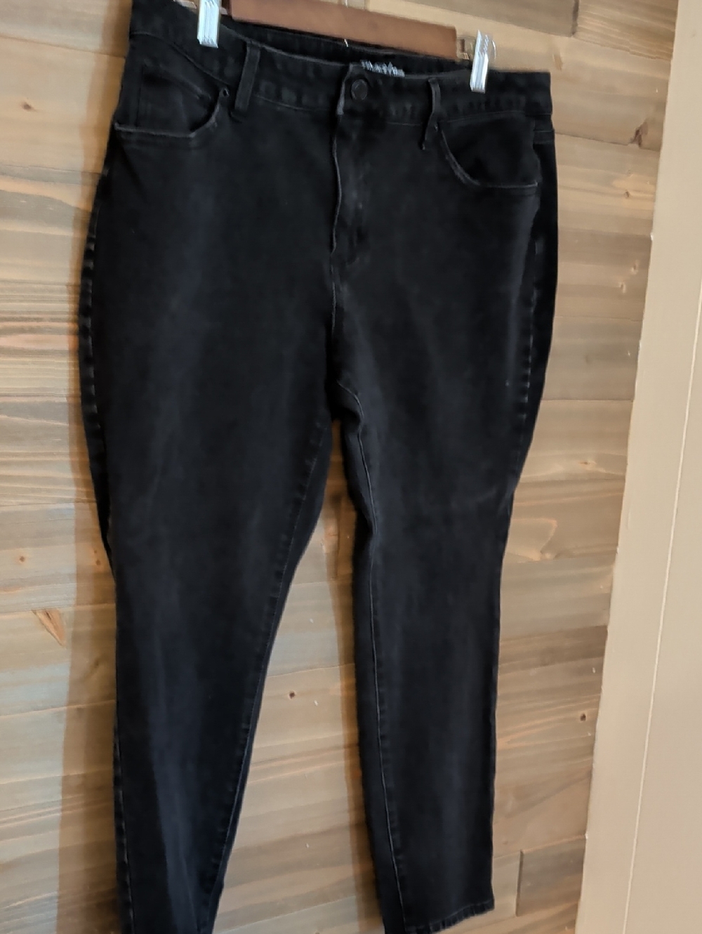 Time And Tru Black Women's Petite High Rise Jeans
